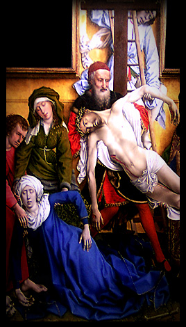El Descendimiento de Van der Weyden. Museo del Prado